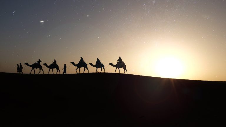 Three wise men visited Jesus Matthew 2:7-10